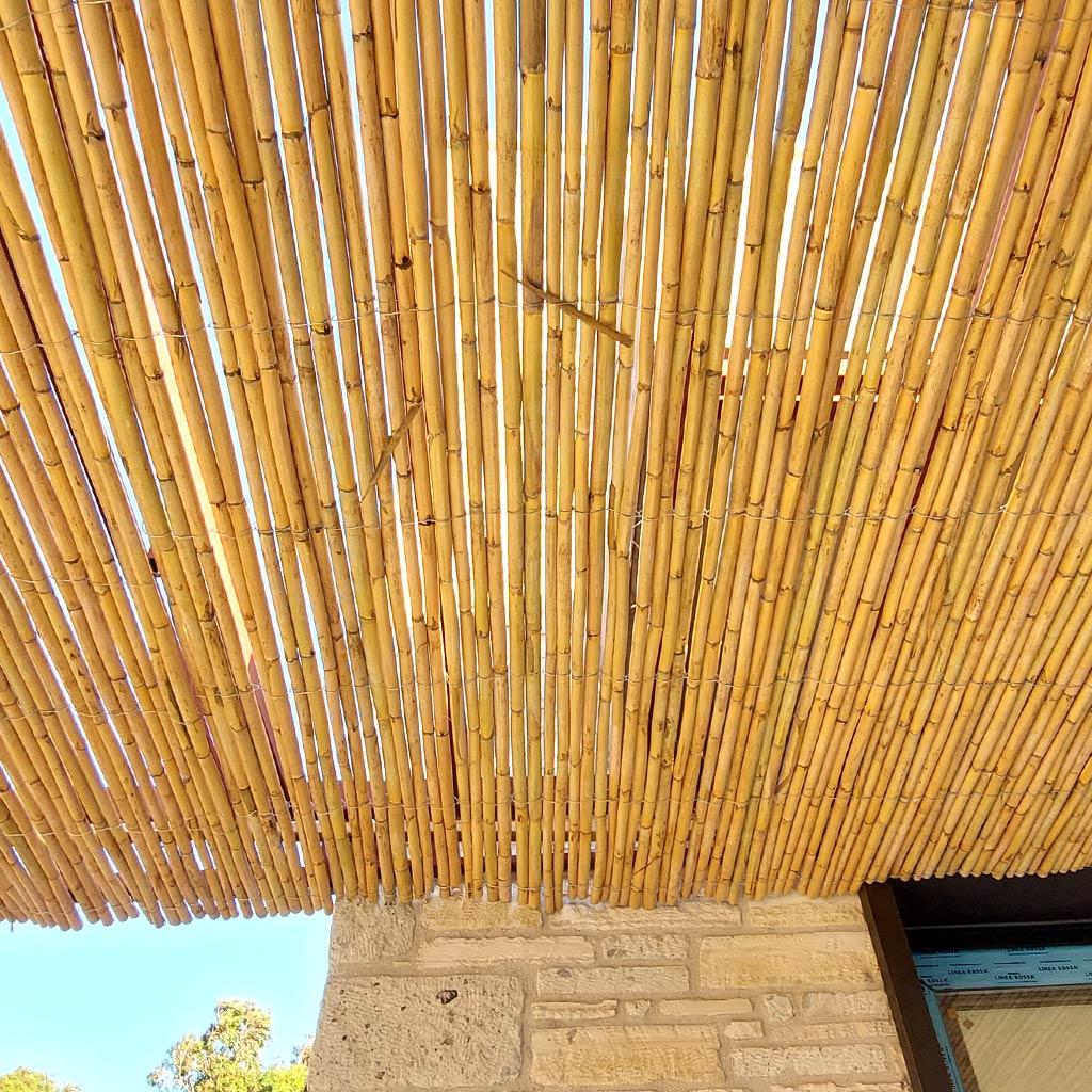 Modern Görünümlü, Doğal Bambu Çatı Sistemleri