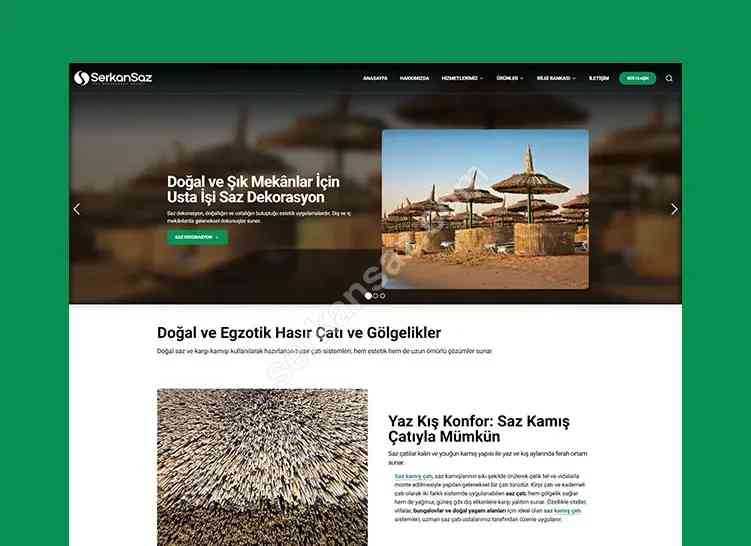 Serkan Saz Kurumsal Web Sitesi Yayına Alındı